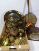 Oak case chiming mantle clock, brass gong,