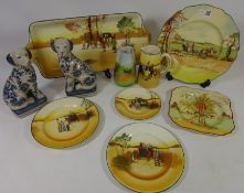Royal Doulton 'Fox Hunting' series ware plate, tray,