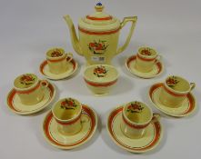 Mintons Art Deco coffee service for six Condition Report <a href='//www.