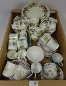 Susie Cooper and Wedgwood 'Hathaway Rose' teaware in one box Condition Report