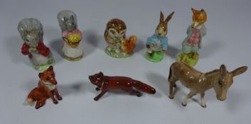 Five Beswick Beatrix Potter figurines,