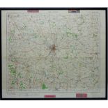 'York District' Ordnance Survey Motoring Map pub.