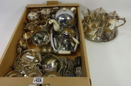 Elkington silver plated teaware,