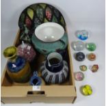 Ekeby studio pottery dish,