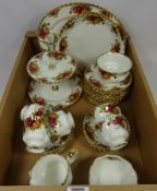 Royal Albert 'Old Country Roses' teaware in one box Condition Report <a