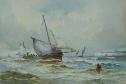 Fishing Boats off the Yorkshire Coast,