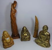 Three figures of Buddha,