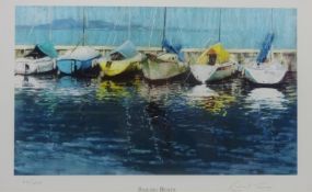 'Sailing Boats', limited edition giclee print no.