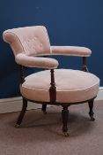 Edwardian upholstered tub shaped chair Condition Report <a href='//www.