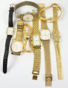 Gentleman's Rotary gold-plated quartz wristwatch,