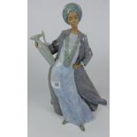 Tall Lladro bisque African woman No.