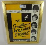 Pop Memorabilia - The Rolling Stones original fourth UK tour programme 1964 Condition