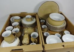 Denby Viceroy pattern dinner and teaware,