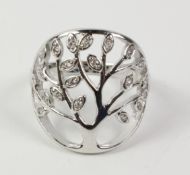 Tree of life dress ring stamped 925 Condition Report <a href='//www.