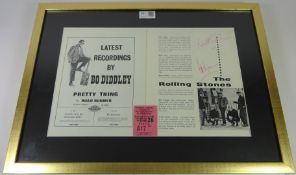 Pop Memorabilia - Programme and ticket for the Gaumont theatre Bournemouth autographed by Keith