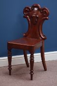 Victorian mahogany hall chair Condition Report <a href='//www.davidduggleby.