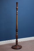 Early 20th century carved walnut standard lamp Condition Report <a href='//www.