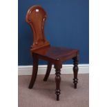 Victorian mahogany hall chair Condition Report <a href='//www.davidduggleby.