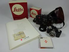 Leica Leitz R3 electronic SLR camera with 1:2/50 lens, original boxes,