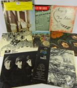 Pop Memorabilia - Four vinyl Beatles albums,