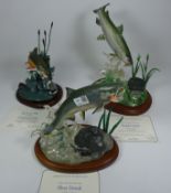 Danbury Mint Sculptures 'Brook Jewel,