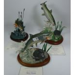 Danbury Mint Sculptures 'Brook Jewel,