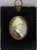 Bust oval Portrait of a Gentleman,