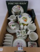 Portmeirion 'Botanic Garden' dinnerware and other ceramics in one box Condition Report