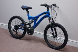 Muddyfox full suspension child's mountain bike,