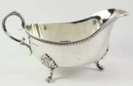 Silver sauce boat Sheffield 1967 approx 7oz Condition Report <a href='//www.
