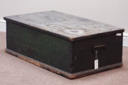 19th century pine blanket box, W94cm Condition Report <a href='//www.