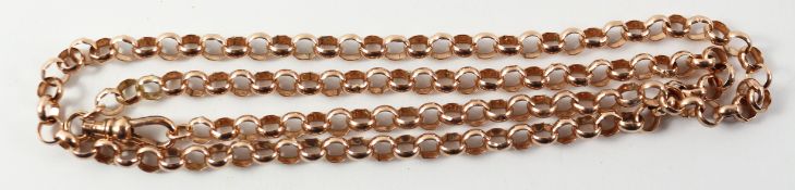 Rose gold watch chain stamped 9ct approx 17gm Condition Report <a href='//www.