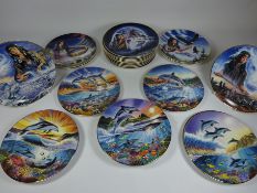 9 Royal Worcester 'Freedom Of The Ocean' collectors plates and 17 Royal Doulton collectors plates,