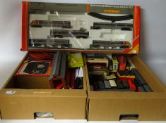 Hornby R900 Power Control, Hornby APT part set, Triang Rolling Stock, diecast Trams,