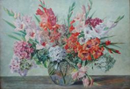 Flowers in Vase Still Life,