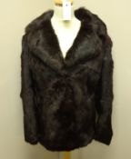 Clothing & Accessories - Short Rabbit fur coat size 14 Condition Report <a