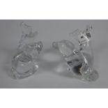 Two Kosta Swedish art glass Seals Condition Report <a href='//www.davidduggleby.
