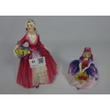 Two Royal Doulton figures 'Monica' no.762875 and 'Janet' no.