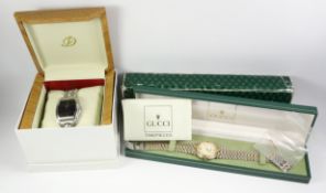 Gucci and Geneve wristwatches boxed with papers Condition Report <a href='//www.
