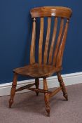 19th century elm and beech farmhouse nursing chair Condition Report <a