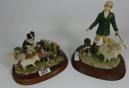 Two Leonardo collection figures 'Springtime' & 'The Shepherd' Condition Report