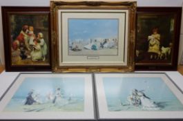 'Never Mind', colour print after Arthur J Elsey, 'Precious Bundle',