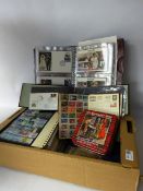 Collection of GB & Foreign Stamps in albums & loose and Royal Events and Papal First Day Covers in