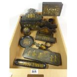 Collection of early 20th Century Japanese lacquer boxes,