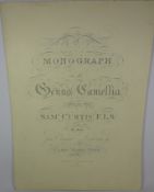 Portfolio of prints after the 'Monograph' on the Genus Camellia, by Sam Curtis,