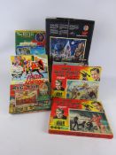 Two Man from Uncle & other vintage jigsaws including Flash Gordon in one box Condition