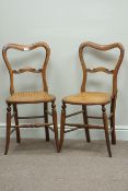 Pair of Victorian cane seat bedroom chairs Condition Report <a href='//www.