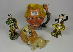 Limited edition Margaret Thatcher character jug,