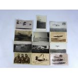 Collection of Aviation Postcards including RP Waterplane at Scaborough,