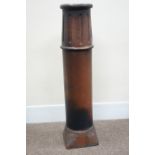 Large Victorian salt glazed terracotta chimney pot,